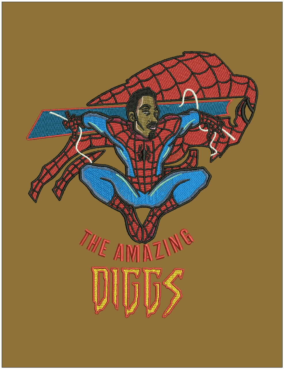 OR-3092 spidy diggs Logo ED1 Sew